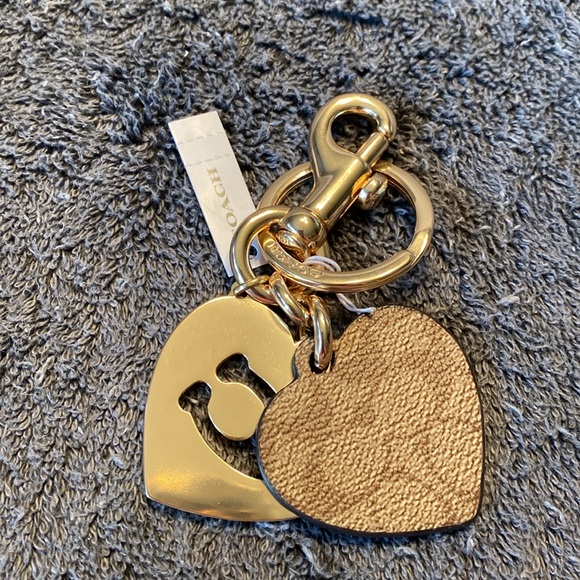 NET Coach Signature Hearts Keyring/ Bag Charm - Picture 4 of 6